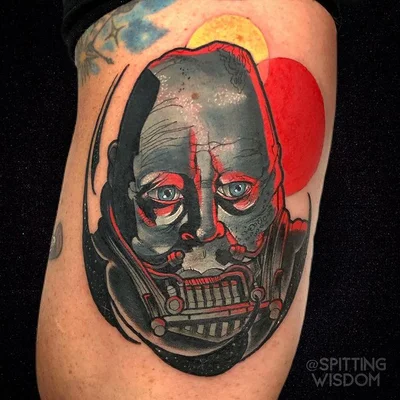 Spitting Wisdom tattoo 048