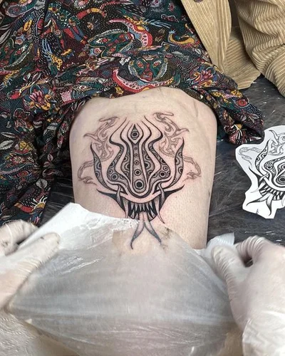 Spokój tattoo 007