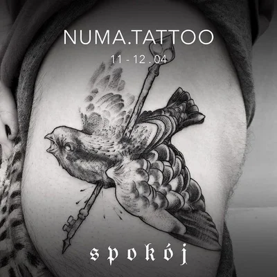 Spokój tattoo 008