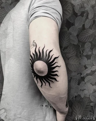 Spokój tattoo 009
