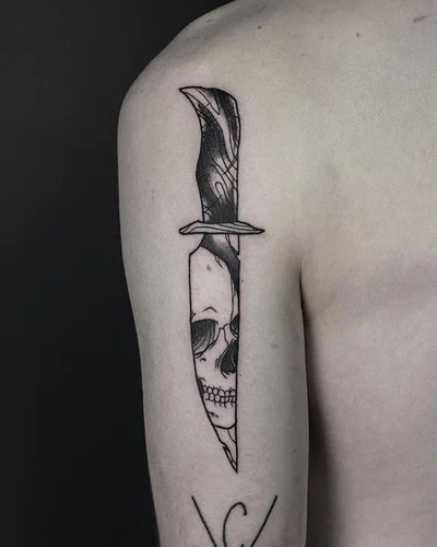 Spokój tattoo 010