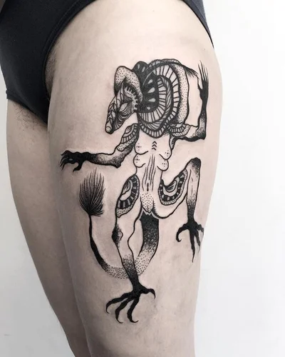 Spokój tattoo 012