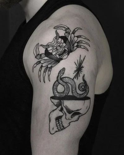 Spokój tattoo 014