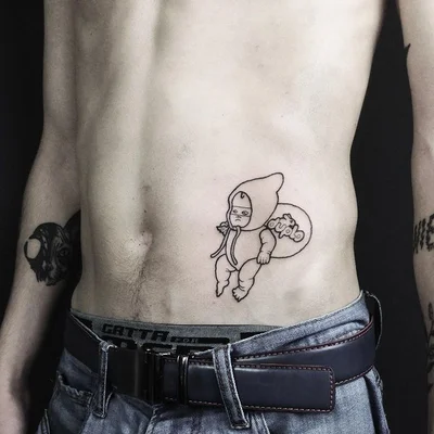 Spokój tattoo 018