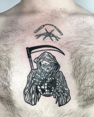 Spokój tattoo 029