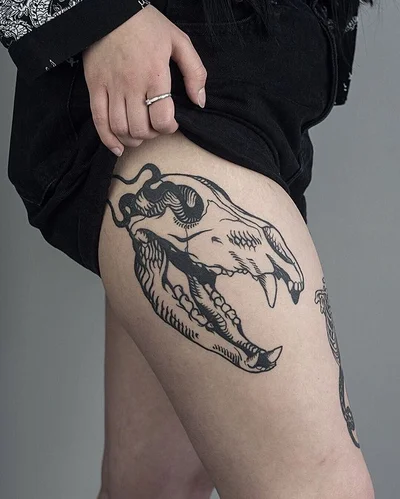 Spokój tattoo 038