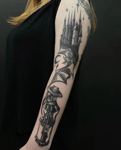 Spokój tattoo 049