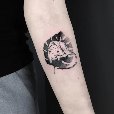 Spokój tattoo 050