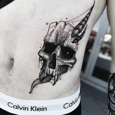 Sroka Złodziejka tattoo 011