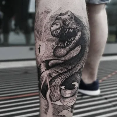 Sroka Złodziejka tattoo 012