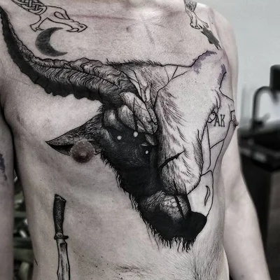 Sroka Złodziejka tattoo 017