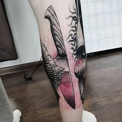 Sroka Złodziejka tattoo 018