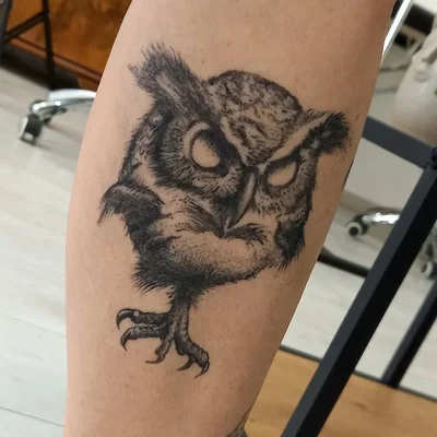 Sroka Złodziejka tattoo 019