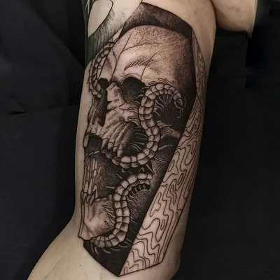 Sroka Złodziejka tattoo 023