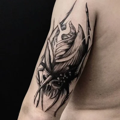 Sroka Złodziejka tattoo 024