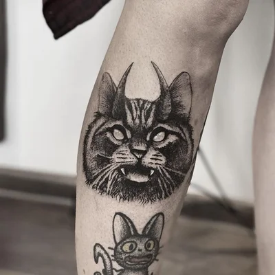 Sroka Złodziejka tattoo 025