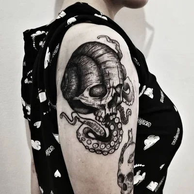Sroka Złodziejka tattoo 033
