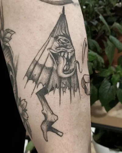 Sroka Złodziejka tattoo 045