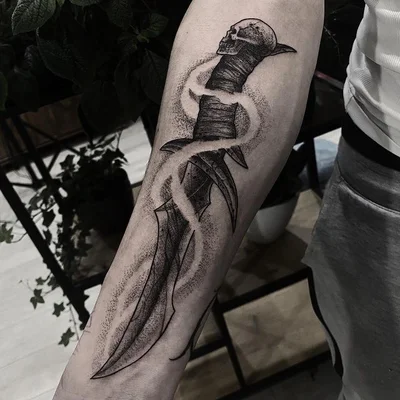 Sroka Złodziejka tattoo 046
