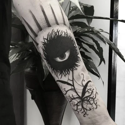 Sroka Złodziejka tattoo 049