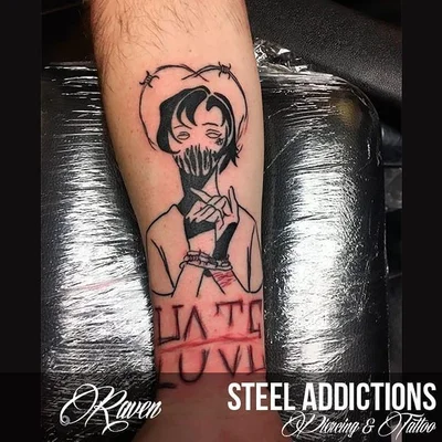 Steel Addictions tattoo 009