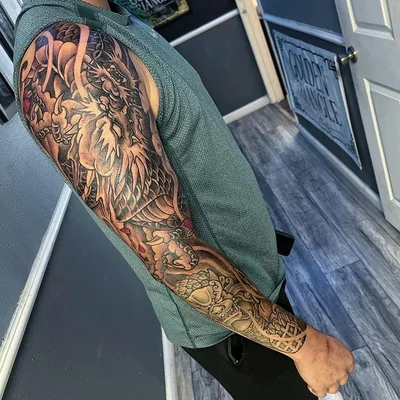 Steve Golden Triangle tattoo 007