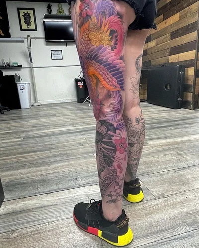 Steve Golden Triangle tattoo 010