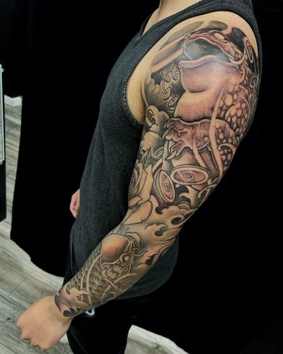Steve Golden Triangle tattoo 011