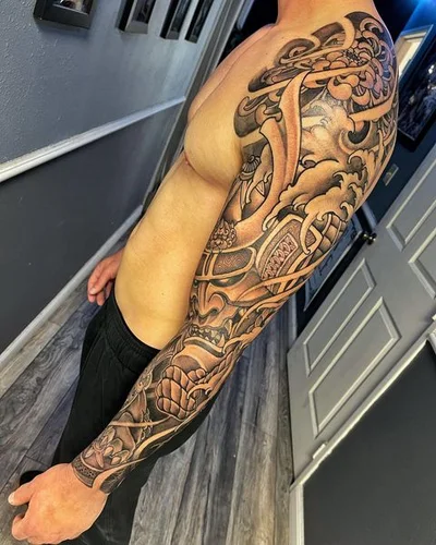 Steve Golden Triangle tattoo 012