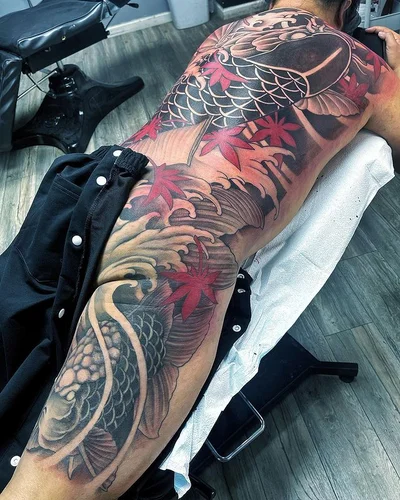 Steve Golden Triangle tattoo 015