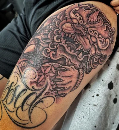 Steve Golden Triangle tattoo 016