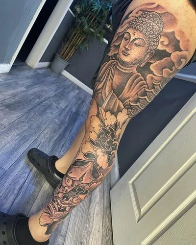 Steve Golden Triangle tattoo 020