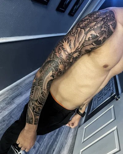Steve Golden Triangle tattoo 021