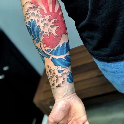 Steve Golden Triangle tattoo 022