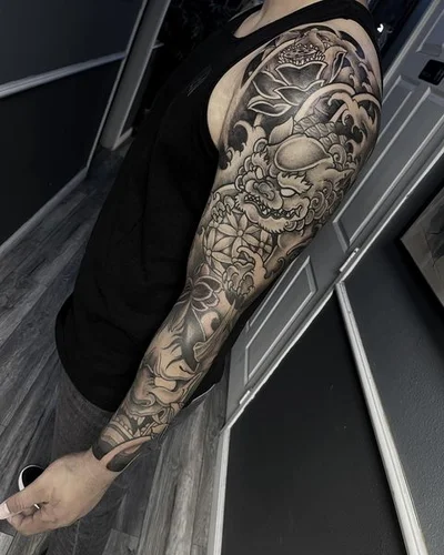 Steve Golden Triangle tattoo 023