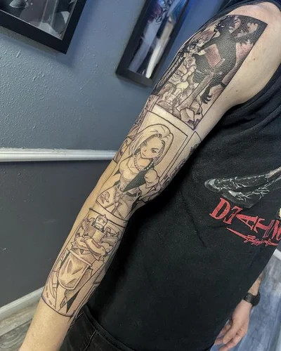 Steve Golden Triangle tattoo 024