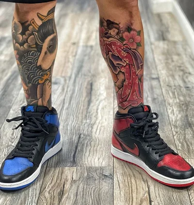 Steve Golden Triangle tattoo 025