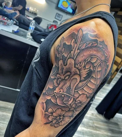 Steve Golden Triangle tattoo 027