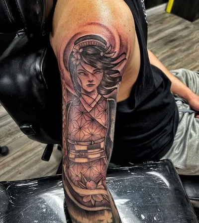 Steve Golden Triangle tattoo 029