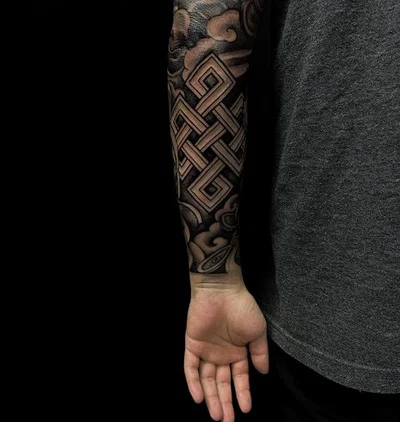Steve Golden Triangle tattoo 033