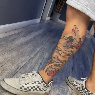 Steve Golden Triangle tattoo 034