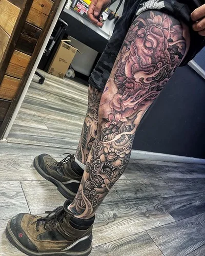 Steve Golden Triangle tattoo 035
