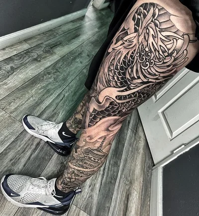 Steve Golden Triangle tattoo 039