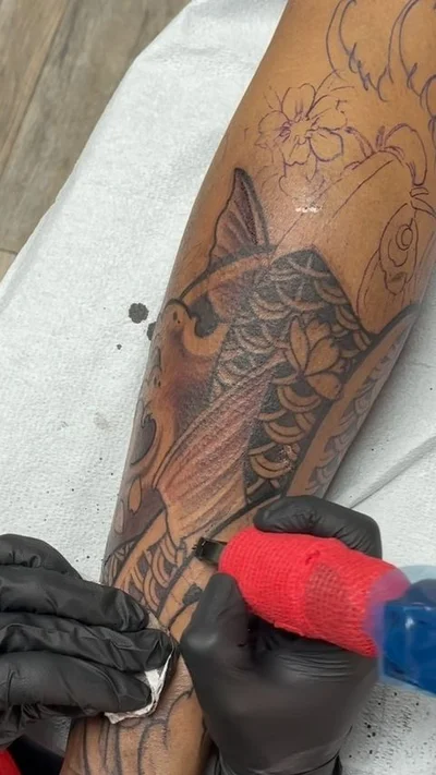 Steve Golden Triangle tattoo 042