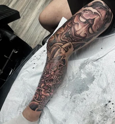 Steve Golden Triangle tattoo 048