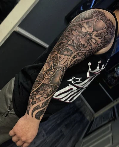 Steve Golden Triangle tattoo 049