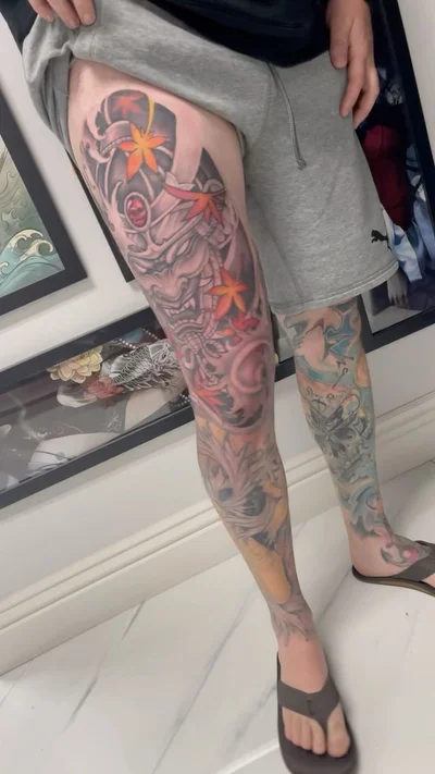 Steve Golden Triangle tattoo 050