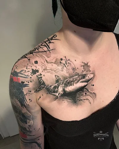 Lisa Simpson tattoo 014