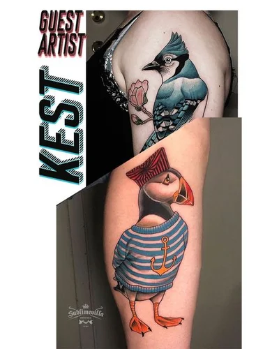 Lisa Simpson tattoo 018