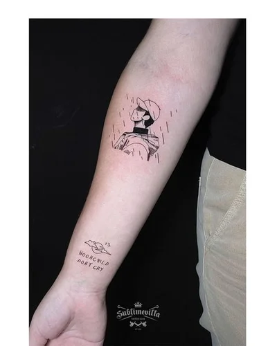 Lisa Simpson tattoo 022